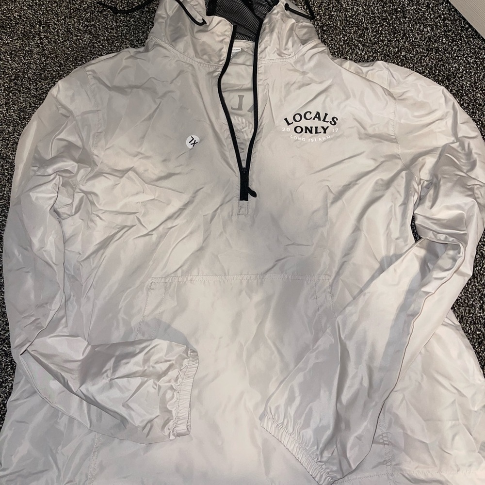 locals only wind breaker